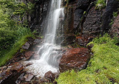Waterfall in La Plata Canyon, Colorado