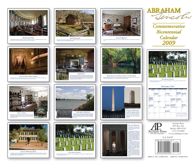 Calendar Back cover