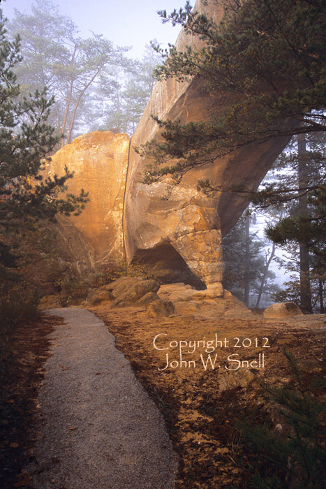 Arch in the Mist