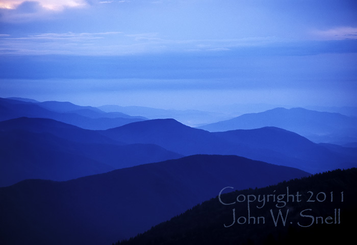 Evening at Mt. LeConte