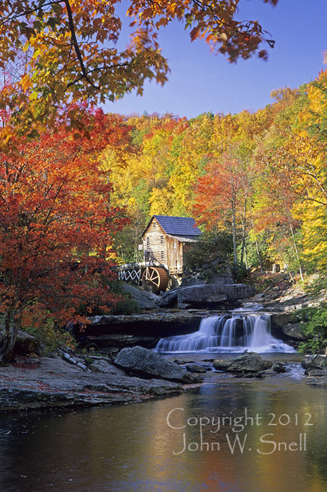 Glade Creek Autumn Sunshine