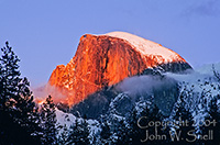 Last Light on Half Dome