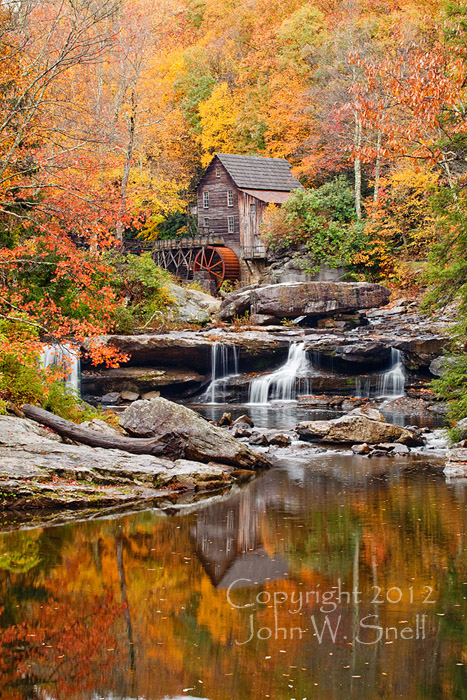 Mill Stream Reflection