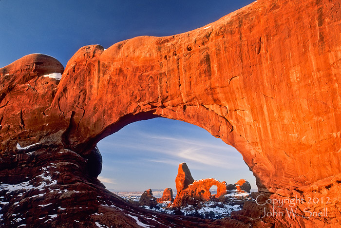 Turret Arch through North Window